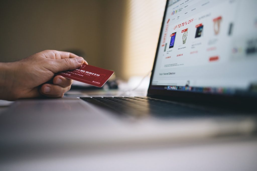 shopping website credit card